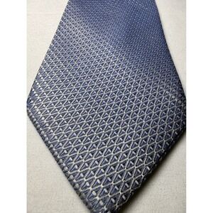 Covington Silk Tie Blue Geometric‎ Pattern Mens Business Formal Neckwear
